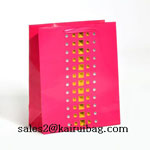 Hot stamp plain paper bag-KR074-ROSE