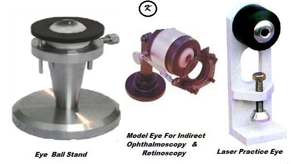 MODEL EYE FOR INDIRECT OPHTHALMOSCOPY & RETINOSCOPY