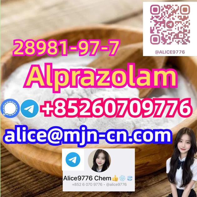 CAS 28981-97-7 Alprazolam alpra	telegram/Signal:+85260709776