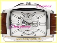 Luxury Watches Bentley Flying Men Automatic White Dial Genuine Leather Strap Watch