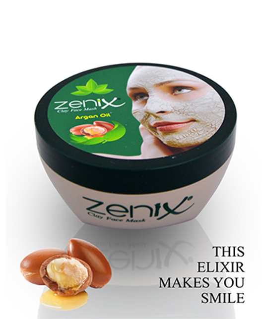 Zenix Clay Face Mask Aragan Oil