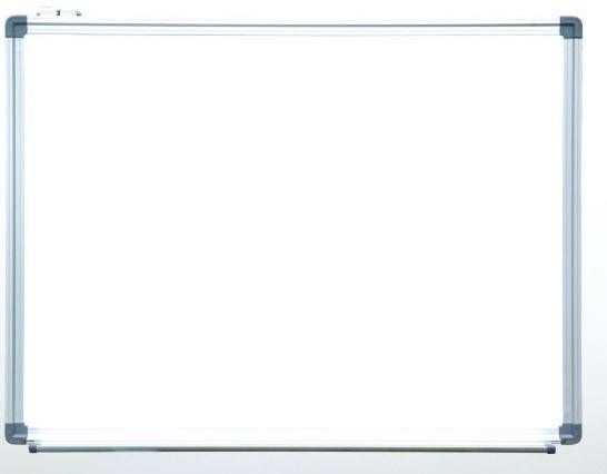 Magnetic white board with aluminum frame