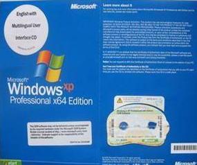windows xp prfessional 64bit oem