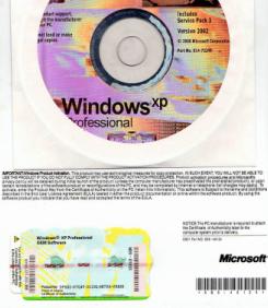 windows xp professional sp3 OEM