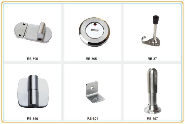 304 Stainless Steel Toilet Partition Accessories