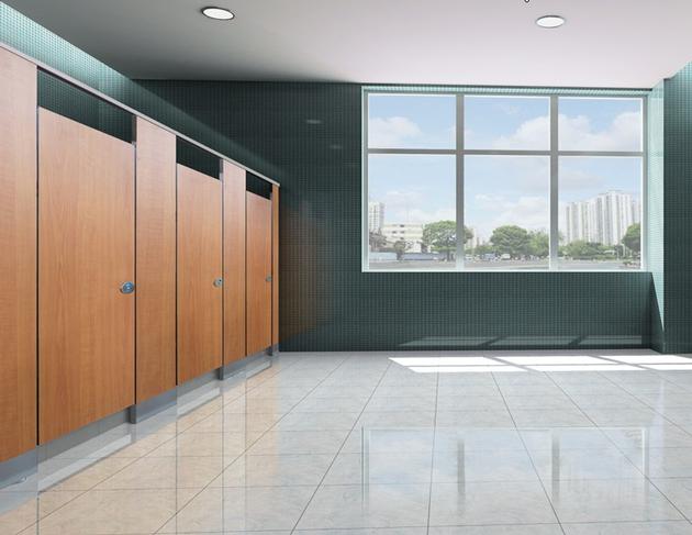 Phenolic HPL Board Public Toilet Partition