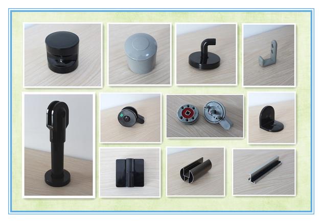 Public Waterproof HPL Toilet Partition With