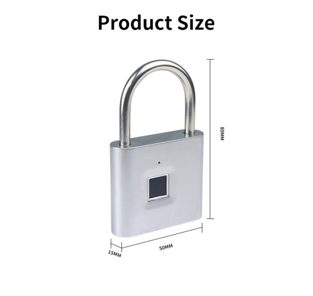 Quick Smart Unlock Biometric Padlock USB