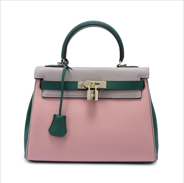 manufacturer custom designer woman handbag genuine leather shoulder bag