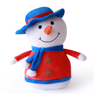 Hot Selling Make Your Own Design Christmas Gifts Snowman Penguin Oem Plush Toys Manufacturer
