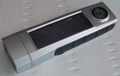 solar radio with torch