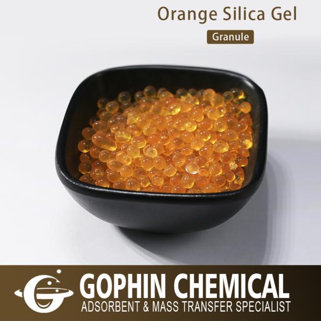 Allochroic Orange Changing Color Silica Gel