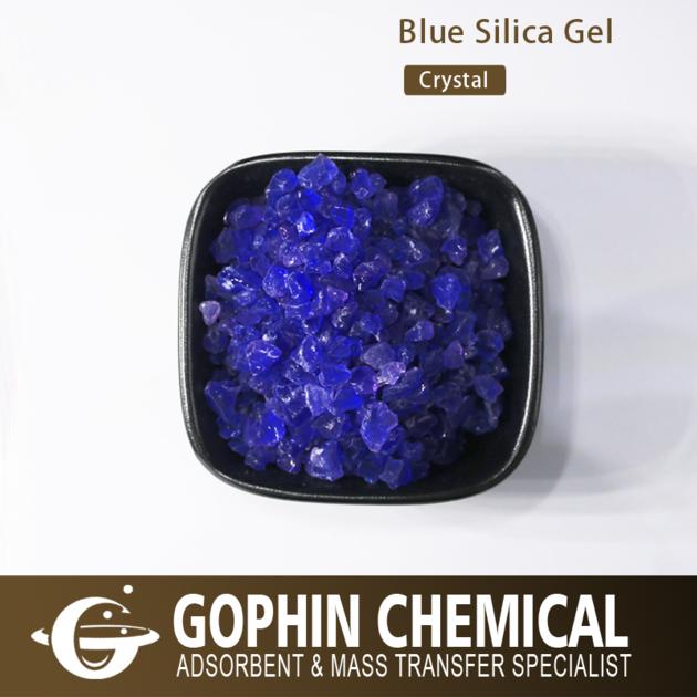 Blue Color Desiccant Silica Gel Adsorbent
