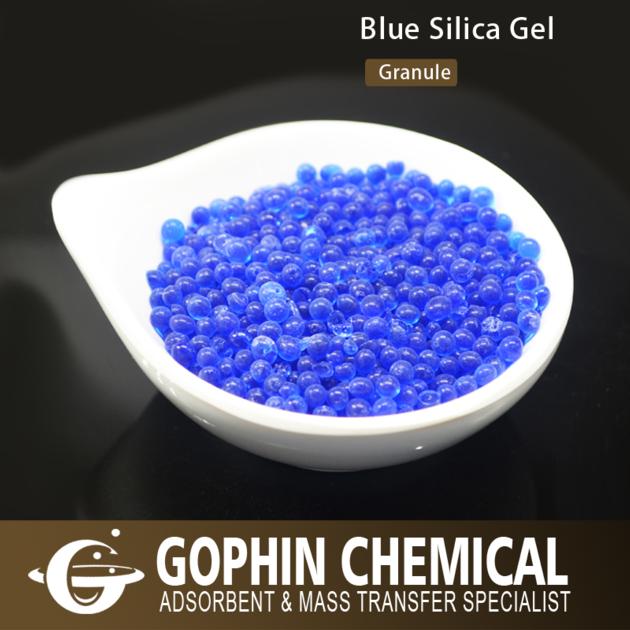 Blue Color Desiccant Silica Gel Adsorbent