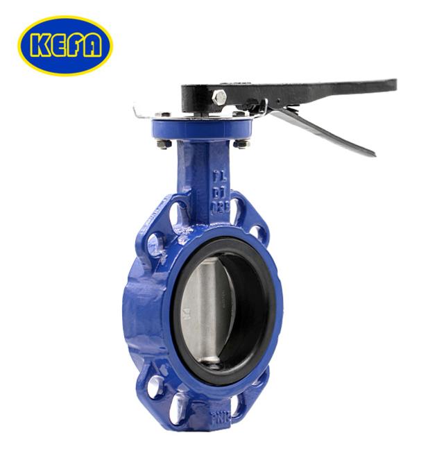  Wafer Type Backed Seat Butterfly Valve