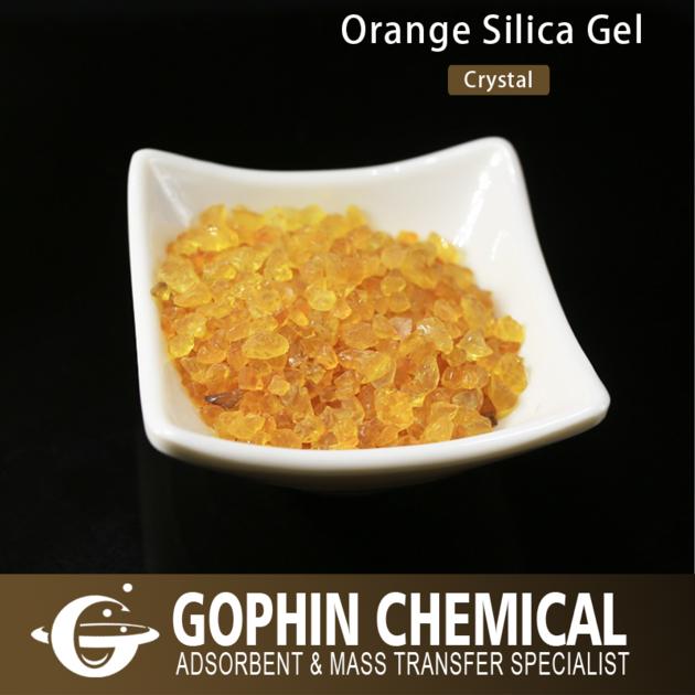 Allochroic Orange Changing Color Silica Gel