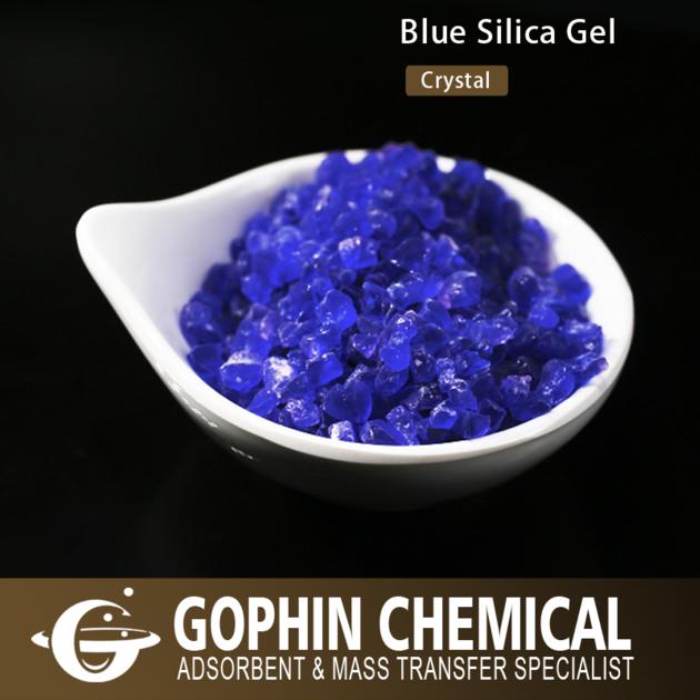 Blue Color Desiccant Silica Gel Adsorbent