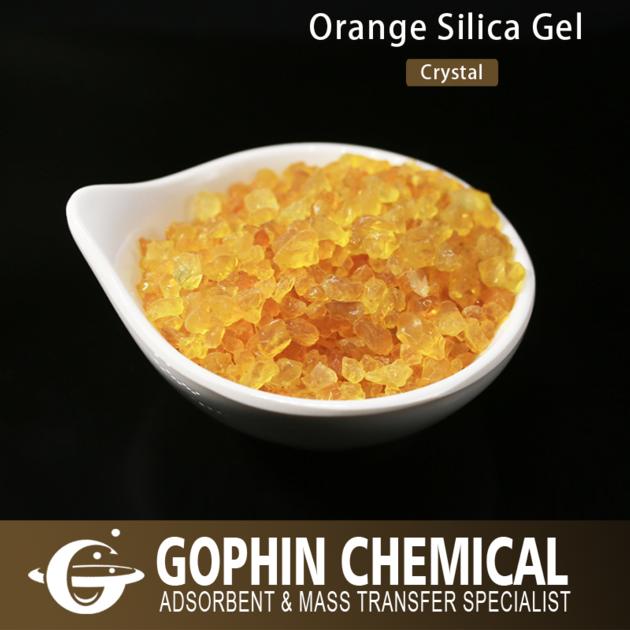 Allochroic Orange Changing Color Silica Gel