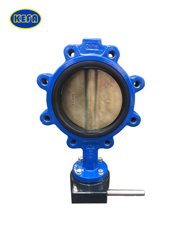 Lug Type Pinless Non-backed Seat Butterfly Valve