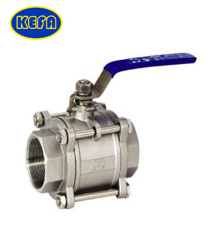 Three-piece type ball valve
