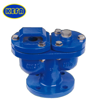 Double ball air release valve