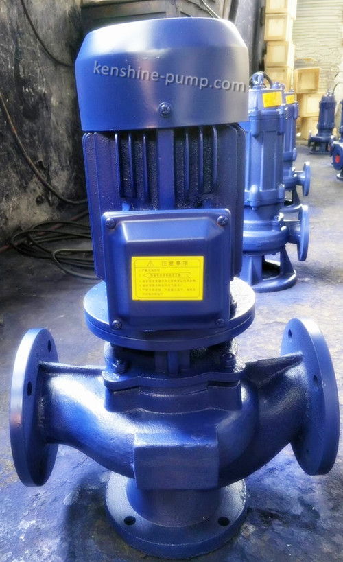 GW Vertical Pipeline Sewage Pump Non