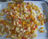 canned mixed fruit