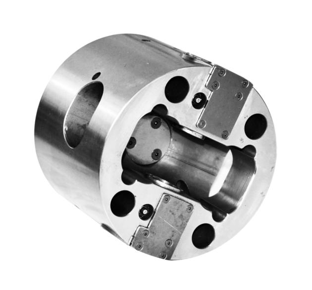 NHRR 45 degrees/90 degrees Quartered Center-Clamped Hydraulic Indexing Power Chuck