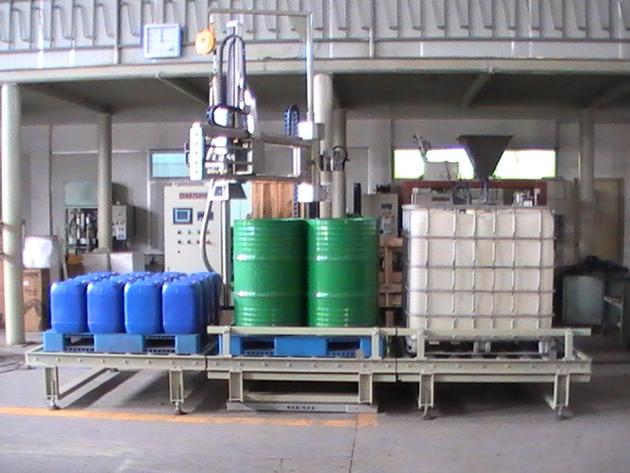 Pallet drum IBC filling machine