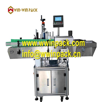 WIN-WIN PACK Automatic round bottle rubbing roll label machine( vertical type ) QL-821