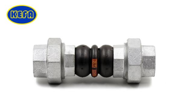 Union End Double Sphere Rubber Bellows