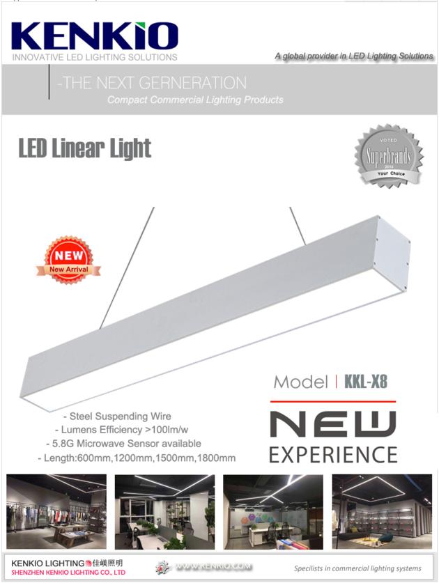 led linear light for office lighting