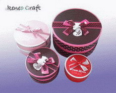 Round paper gift box