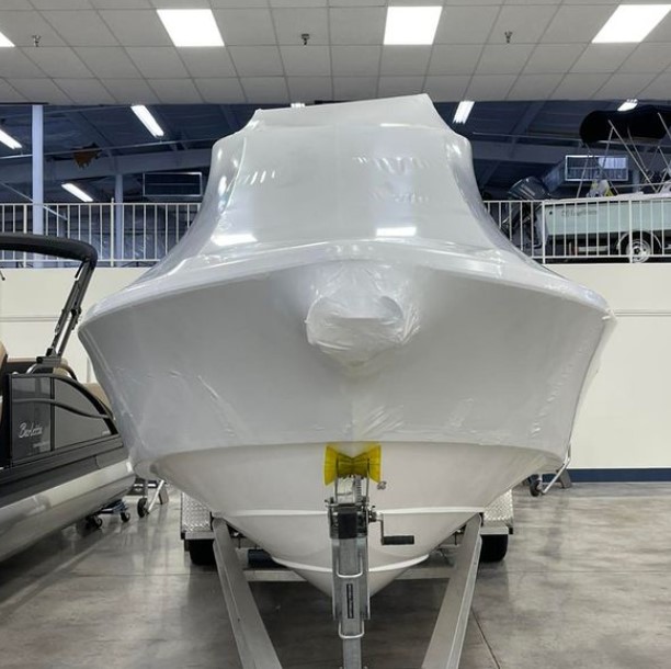 9mil Boat White Shrink Wrap Construction