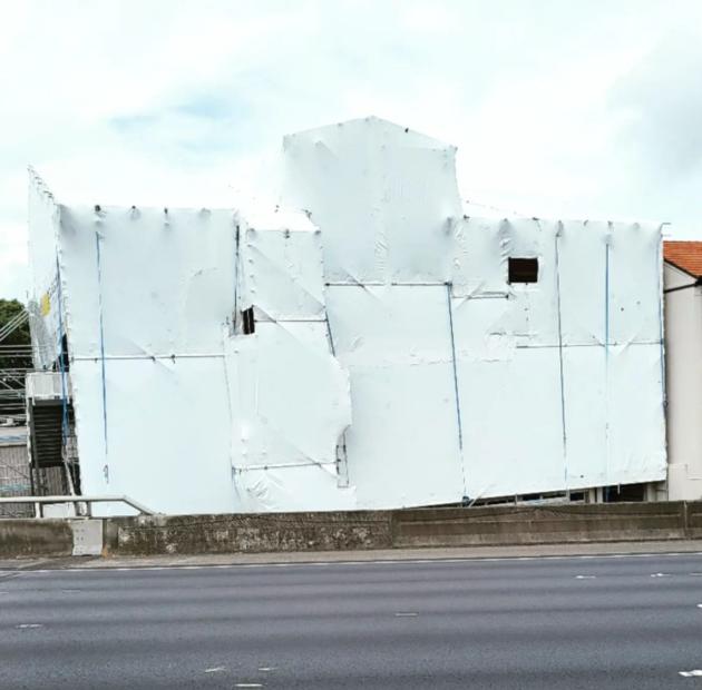 9mil Boat White Shrink Wrap Construction