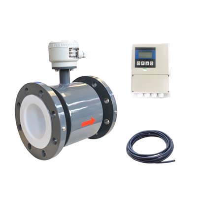 Split type electromagnetic flow meter