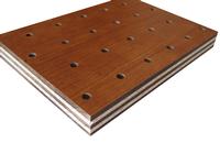 wood perforated acoustic panel