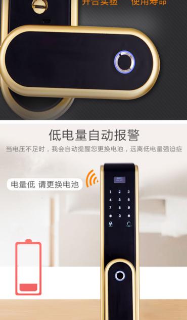 Fully Automatic Biometric Fingerprint Home Door