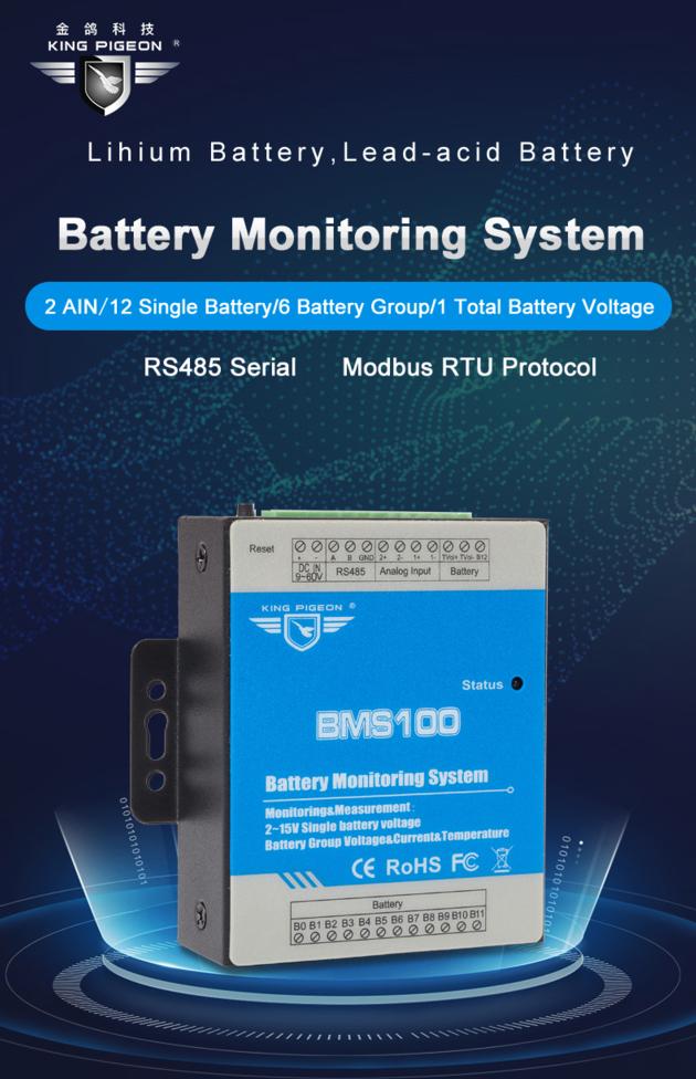 BMS100 Battery Monitoring Module Measure 12
