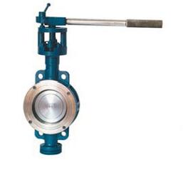 Wafer type elastic hard sealing butterfly valve