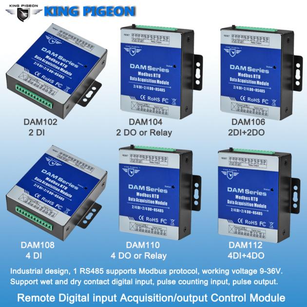 DAM112 4DI 4DO Remote Data Acquisition