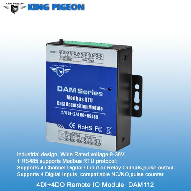 DAM112 4DI+4DO Remote Data Acquisition IO Module