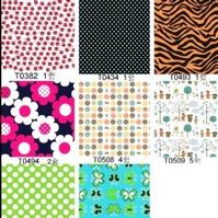 Printed cotton fine twill