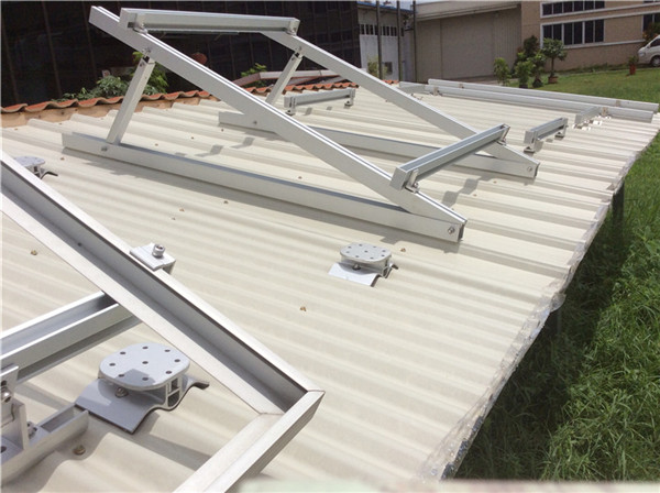 Adjustable Roof Solar Mounting System flat roof project- China manufacturer