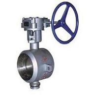 Butt weld type metallic hard sealing butterfly valve