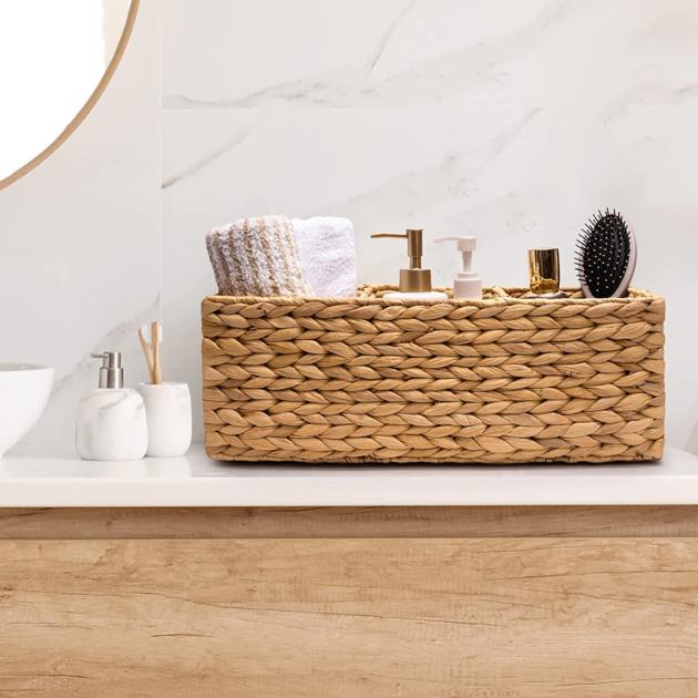 Water Hyacinth Toilet Paper Tank Tray