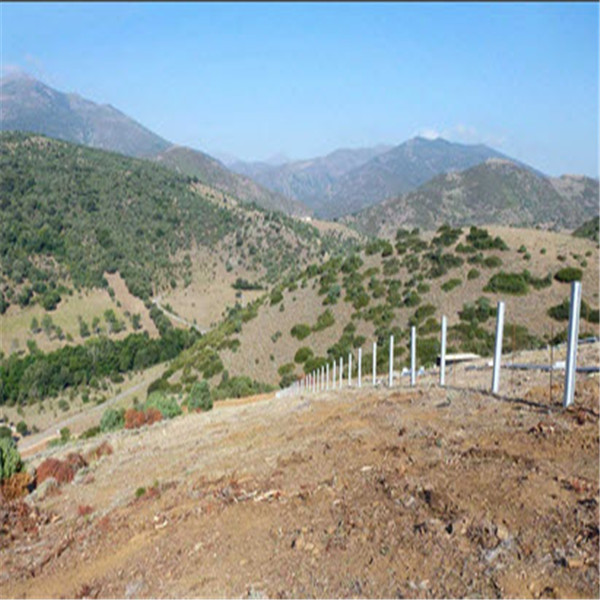Ramming pole/post solar ground mounting system for photovoltaic solar power plant or power station