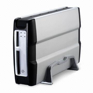 3.5-inch HDD Madia Player/Recorder up to 720 x480 Pixels Resolution, Supports SD/MMC/CF Card Reader