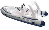FRP bottom with inflatable boats