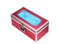 Wiredrawing Red Aluminium Alloy Shoe Cover Dispenser 
